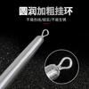 Pingente de chumbo longo sem fundo suspenso cilíndrico com pingente de chumbo em forma de caneta de anel coluna longa Pingente de chumbo do polo do mar âncora peixes pesca acessórios de caroço de chumbo