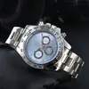 2023 masculino comércio exterior AliExpress estação independente venda quente masculino cinto de aço cinto Relógio Lao quartzo relógio multifuncional