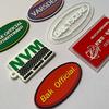 Accesorios de Etiqueta de Goma Personalizada Wenzhou Etiqueta Suave de Goma de Dibujos Animados Etiqueta de Plástico de Goteo Sello de Silicona Transparente Estéreo Orejeta de Costura Maleta