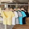 Camisa Básica Feminina Manga Curta Botões Cintura Alta Estilo Hot Girl com Top Patchwork Decote Halter Puro Desejo