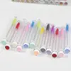 Pincel de cílios Qiansong trade tube produto novo de comércio exterior com pincel de cílios de diamante Haste de Cristal pincel de maquiagem portátil