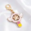 Série mista rosa Acessórios para joias DIY, pingentes de liga com flores pintadas a óleo para estudantes, pingentes para bolsa e brincos