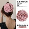 Pinza para el Cabello de Flor de Camelia de Malla Estilo Nuevo 2026 para Mujer, Pinza Grande Estilo Hada para la Parte Trasera de la Cabeza, Accesorio para el Cabello de Pinza de Tiburón Grande