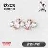 Brinco Hua Zi Modelo G23 Liga de Titânio Brinco de Orelha Brinco de Cartilagem da Orelha Barra Roscada Interna Espiral Base Plana Zircônia Piercing para Lábio Joia