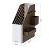 Suporte de Livro Porta-Documentos Suporte de Mesa para Livros Prateleira Rack de Armazenamento de Escritório Estante de Livros Lateral Móvel ins Suporte Simples para Papelaria