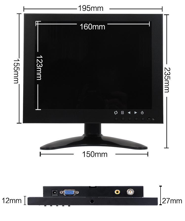 工业监视器使用的元器件的耐压、电流、温度、湿度等各方面特性都要高于电视机使用的元器件;并且在安装、调试尤其是元器件和整机老化的工艺要求上，工业监视器的要求也更高，通常整机老化需要在高温、高湿密闭环境的老化流水线上通电老化24小时以上，以确保整机的稳定性