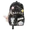 Mochila Coreana Ins Nueva de Aspecto Elegante, Fresca y Dulce para Estudiantes de Secundaria y Preparatoria, Multicompartimentos, Ligera, Gran Capacidad
