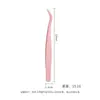 Pinzas para Injerto de Pestañas sin Pegamento de Fabricante Acero Inoxidable Clip Pluma Dorada Pico de Águila Clip Amapola Pinzas Antiadherentes para Pestañas Postizas