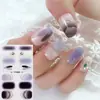 Película de Calcomanía para Uñas FF Estéreo Impermeable Sin Hornear Calcomanía Completa Estilo Simple Papel de Película para Calcomanías de Uñas de Primavera, Verano, Otoño e Invierno