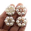 Strass pérola flor coração margarida crianças diy acessórios de cabelo feitos à mão liga disco diamante fivela jóias acessórios atacado