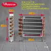 Radiador de Mini Aire Acondicionado Condensador Micro-miniatura Tipo Tubo de Cobre Aleta de Aluminio Evaporador de Refrigeración Radiador Refrigerador Refrigerado por Agua
