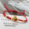 Pulsera trenzada de cuerda roja del Año del Caballo 2026 para el Zodiaco del Año del Caballo, Pulsera de Año Nuevo que Atrae la Riqueza Regalo
