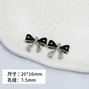 Moda DIY Casual de Nicho Elegante Aleación Colgante de Lazo Accesorios de Joyería Pulsera Pendientes Material
