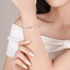 Pulsera de Plata Esterlina S925 Estrella Brillante para Mujer Verano Moda Elegante Diseño de Lujo Accesible Joyería Elegante Dulce y Exquisita