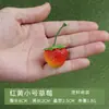 Atacado Personalizado Modelo de Morango Simulador Plástico PVC Frutas Falsas Decorações Adereços para Fotografia Ensino Infantil