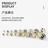 Sino de metal de ferro Decoração de Natal Suprimentos para animais de estimação Brinquedos de educação infantil 12-30mm Sino Dourado Prateado atacado
