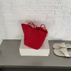 Bolso de Hombro Tipo Cubo de Color Caramelo Nuevo de Verano, Bolso Ligero de Nailon, Casual, Moderno, Versátil, Tendencia, Bolso Tote Estilo Relajado