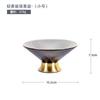 Plato de fruta con base de metal creativo, adorno para el hogar, cuenco de fruta distintivo, estilo nórdico, mesa de centro para sala de estar, bandeja para aperitivos, estilo lujoso y ligero.