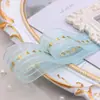 Fita de Fio com Coração em Folha de Ouro de 2,5cm de Largura Material para Acessório de Cabelo Lolita Feito à Mão DIY