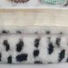 Tira de imitación de pelo de conejo estilo mejorado de 1 cm de ancho cinta de no tejido hecha a mano para bricolaje encaje accesorios para linterna de león danzante traje Tang Hanfu tira plana