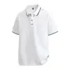 Camisa Polo de Manga Corta para Hombre Verano Nuevo Transpirable Fresco para Hombre Camiseta con Cuello de Solapa Talla Grande para Hombre Top Casual de Negocios 8XL