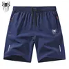 Pantalones Cortos Deportivos Casuales de Seda de Hielo Transpirables para Hombre Verano Sueltos Cómodos Talla Grande Delgados Venta Directa de Fábrica