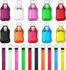 Chaveiro Porta Álcool em Gel Tira de Pulso Capa para Frasco de Álcool em Gel Capa para Batom Protetor Labial com Boa Elasticidade