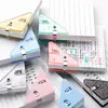 Clip Triangular Multifuncional, Clip Transparente para Esquina en Ángulo Recto, Clip para Libros, Fijador de Bordes Antienrollamiento para Documentos