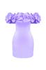 AliExpress 2023 Europeo y Americano Amazon Explosiones Ventas eBay AliExpress Vestido de Hombro Descubierto de Color Sólido hasta el Piso