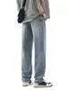 Fengshe Roupa Masculina / Jeans Estampado Estrelado High Street Americano para Homens, Corte Reto Solto, Calças Casuais Vintage para Primavera e Outono