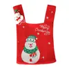 Bolsa de Regalo Tejida de Navidad, Bolso Bandolera de Regalo para Niños, Bolsa de Regalo para la Nochebuena para Novia, Bolsa para Empaquetar Dulces