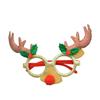 Nuevas gafas de decoración navideña, decoraciones navideñas, decoración de fiesta de comercio exterior, decoración divertida, suministros navideños, ojos navideños