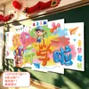 Set de Decoración para Salón de Clases de Regreso a Clases: Los soportes de exhibición estilo Lego crean fácilmente un ambiente de regreso a clases en el aula