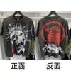 2025 Verão Nova Marca Tendência Europeia e Americana Unissex Oversized Solta Manga Curta Gola Redonda Camiseta Vintage Versátil Estilo Americano Versão Fina