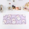 Ins desenhos animados grande impermeável urso pequeno coelho mesa tapete mouse pad estudante dormitório desktop mat bonito coração da menina