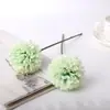 Flor Artificial Crisantemo individual Crisantemo ping-pong Diente de león Flor falsa Boda Decoración de boda Flor Hogar arreglo floral en stock al por mayor