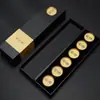 Pequeño Recipiente para Té de Nueve Compartimentos Caja de Regalo de Alta Gama Caja Vacía Souvenir Personalizado de Lujo Empaque para Regalo de Té de Roca Té Negro Caja de Empaque