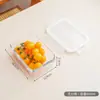 Caixa de almoço de vidro pode ser aquecida no forno de micro-ondas, caixa de almoço especial para estudantes para levar o almoço para o trabalho, tigela bento, caixa de conservação fresca de alto borossilicato