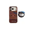 Funda Creativa de Dibujos Animados Gato Negro Kt Adecuada para iPhone 17 Pro Max, Apple 16 Pro/15 Soporte Magnético