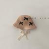 Sombrero de Paja para Bebé Estilo Occidental de Verano con Lazo Encaje Sombrero Tipo Cubo de Encaje Sombrero de Sol para Viaje de Niña Sombrero de Moda