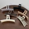 Nuevo estilo coreano, simple, esmerilado, pinza para el pelo, horquilla grande para la parte trasera, accesorios para el cabello, pinza para el pelo, pinza de tiburón, pinza extragrande para la cabeza