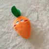 Juguete de Peluche Nuevo para Perro con Sonido, Resistente a Mordidas y para Moler Dientes, Zanahoria de Cristal Ultraterciopelo, Suministro de Fábrica