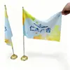 Fábrica de origem: Bandeiras corporativas personalizadas com logotipos para vários países, bandeiras mundiais decorativas em forma de Y, de face única e dupla