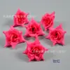 Pequeno canto rosa estilo coreano canto rosa flor simulação rose cabeça estúdio flor de parede flor de casamento flor de seda grinalda fazendo flores