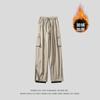 Pantalones de Esquí Impermeables y Repelentes al Agua, Pantalones de Esquí Nuevos de Invierno con Forro Polar y Bolsillos Cargo Engrosados, Pantalones para Deportes al Aire Libre y Senderismo
