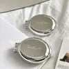 Peine Plegable Pequeño Portátil para Mujeres y Niños, con Cojín de Aire para Alisar el Cabello y Masaje, Peine con Mini Espejo Integrado