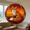 Adornos redondos colgantes temáticos de animales de acrílico transfronterizos, adecuados para uso en interiores y exteriores como atrapasoles