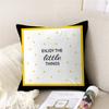 Almohada funda de almohada impresa personalizada impermeable cojín de sofá sala de estar suministros para el hogar almohada decorativa fábrica venta al por mayor