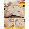 Funda de colchón de forro polar para invierno, terciopelo de leche, para dormitorios de estudiantes, tamaño individual, funda de edredón, protector de colchón, 90x190