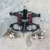 Accesorios para kart de playa casero de cuatro ruedas, suspensión basculante delantera, bocina sin frenos, brida de tres agujeros, montaje del juego completo